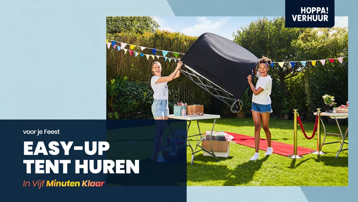 Easy-Up Tent Huren: In Vijf Minuten Klaar voor je Feest