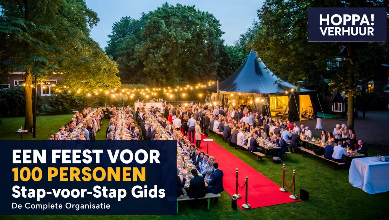 Een Feest voor 100 Personen Organiseren: De Complete Stap-voor-Stap Gids