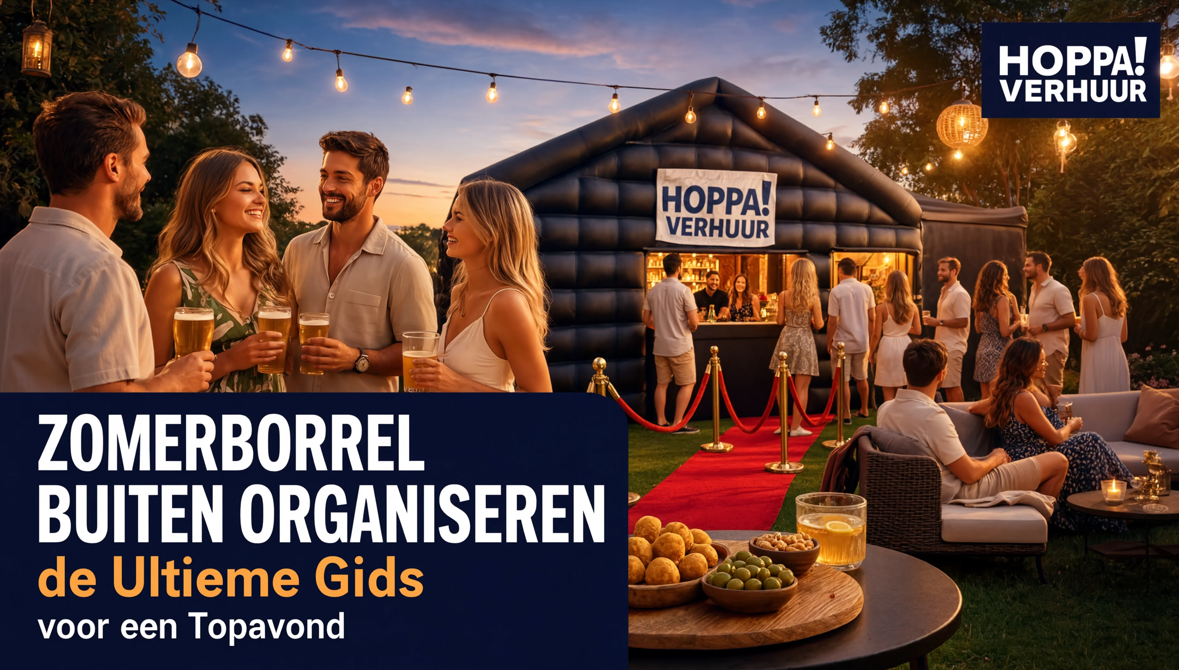 Zomerborrel Buiten Organiseren: de Ultieme Gids voor een Topavond