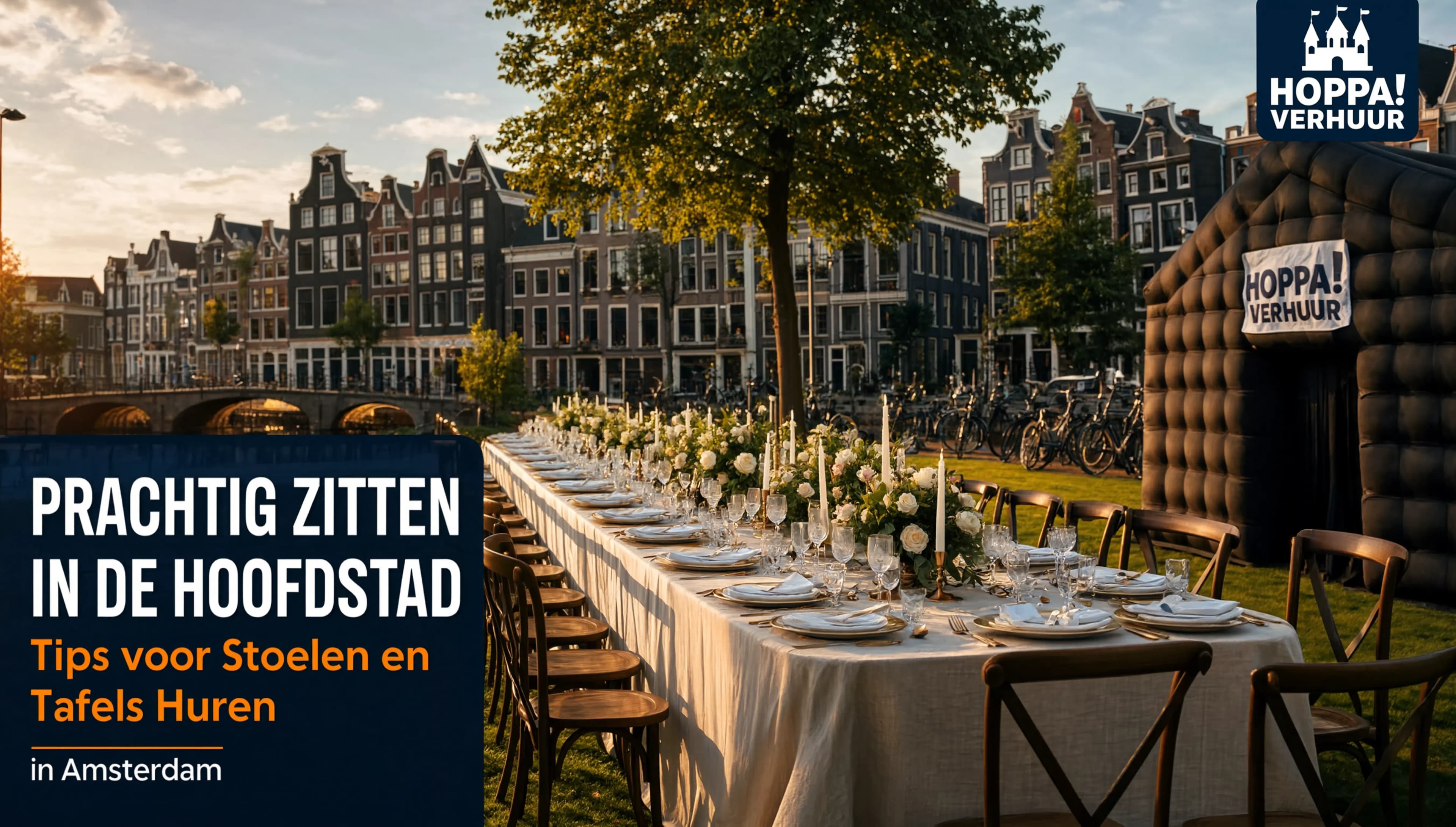Prachtig Zitten in de Hoofdstad: Tips voor Stoelen en Tafels Huren in Amsterdam